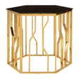 Hexagonal Gold & Black Luxury
