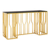Gilded Glass Console Elegance