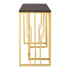 Gilded Glass Console Elegance