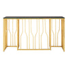 Gilded Glass Console Elegance