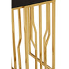 Gilded Glass Console Elegance