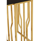 Gilded Glass Console Elegance