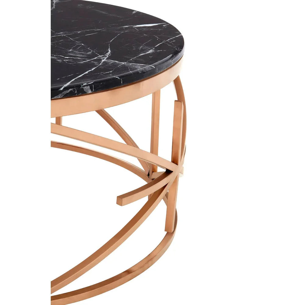 Glam Marble Rose Gold Table