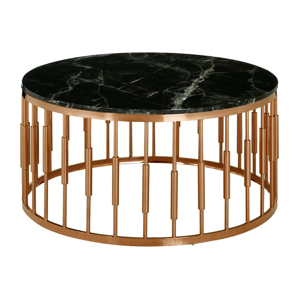 Rose Gold Marble Coffee Table