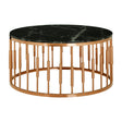 Rose Gold Marble Coffee Table