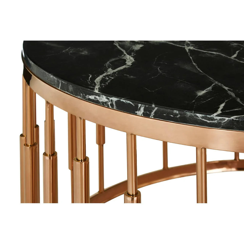 Rose Gold Marble Coffee Table