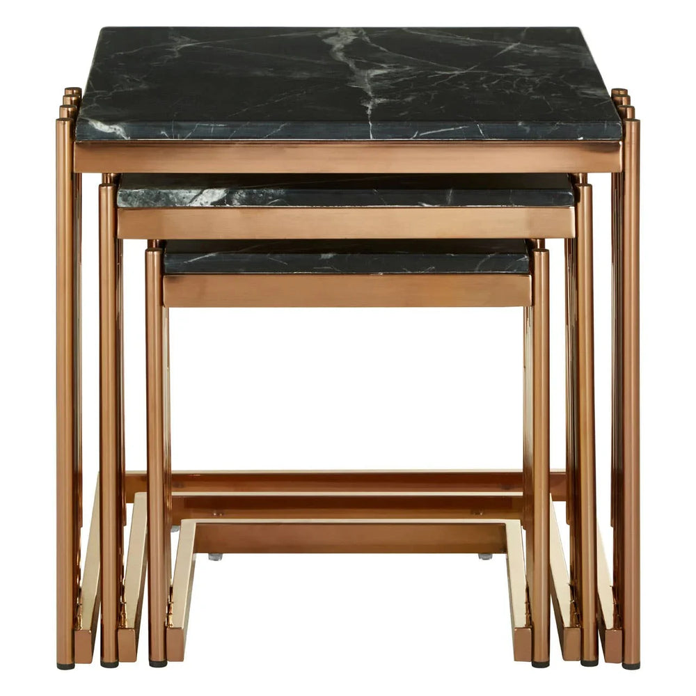 Marble Nesting Tables Set