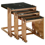 Marble Nesting Tables Set