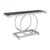 Luxury Black Glass Console Table