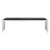 Modern Leather Bench