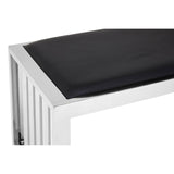 Modern Leather Bench