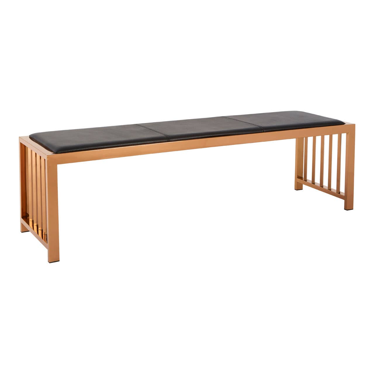 Luxe Leather Bench