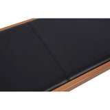 Luxe Leather Bench