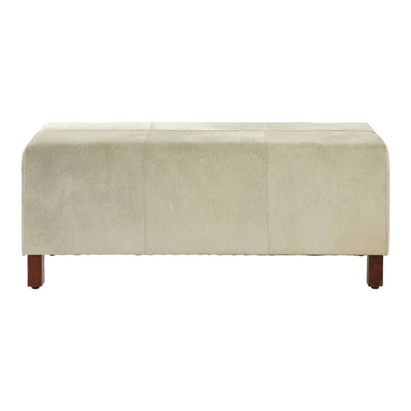 Luxe Leather Panel Bench