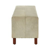 Luxe Leather Panel Bench