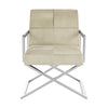 Luxe Leather Accent Chair