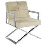Luxe Leather Accent Chair