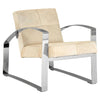 Modern Leather Accent Chair