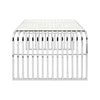 Vogue Slatted Stainless Coffee Table