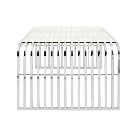 Vogue Slatted Stainless Coffee Table