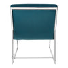 Luxe Teal Velvet Lounge Chair