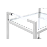 Modern Steel Glass Trolley