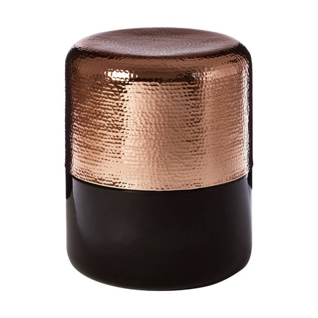 Copper & Black Glass Side