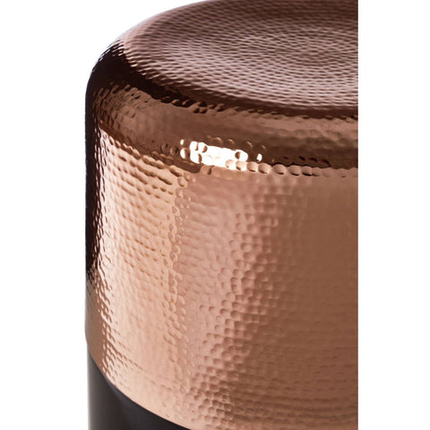 Copper & Black Glass Side