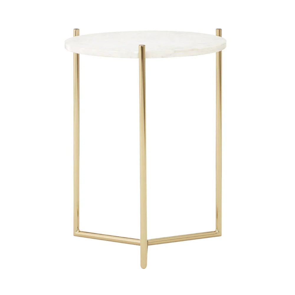 Gilded Marble Side Table