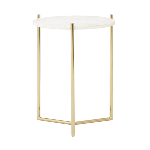 Gilded Marble Side Table