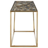 Golden Frame Blue Agate Console