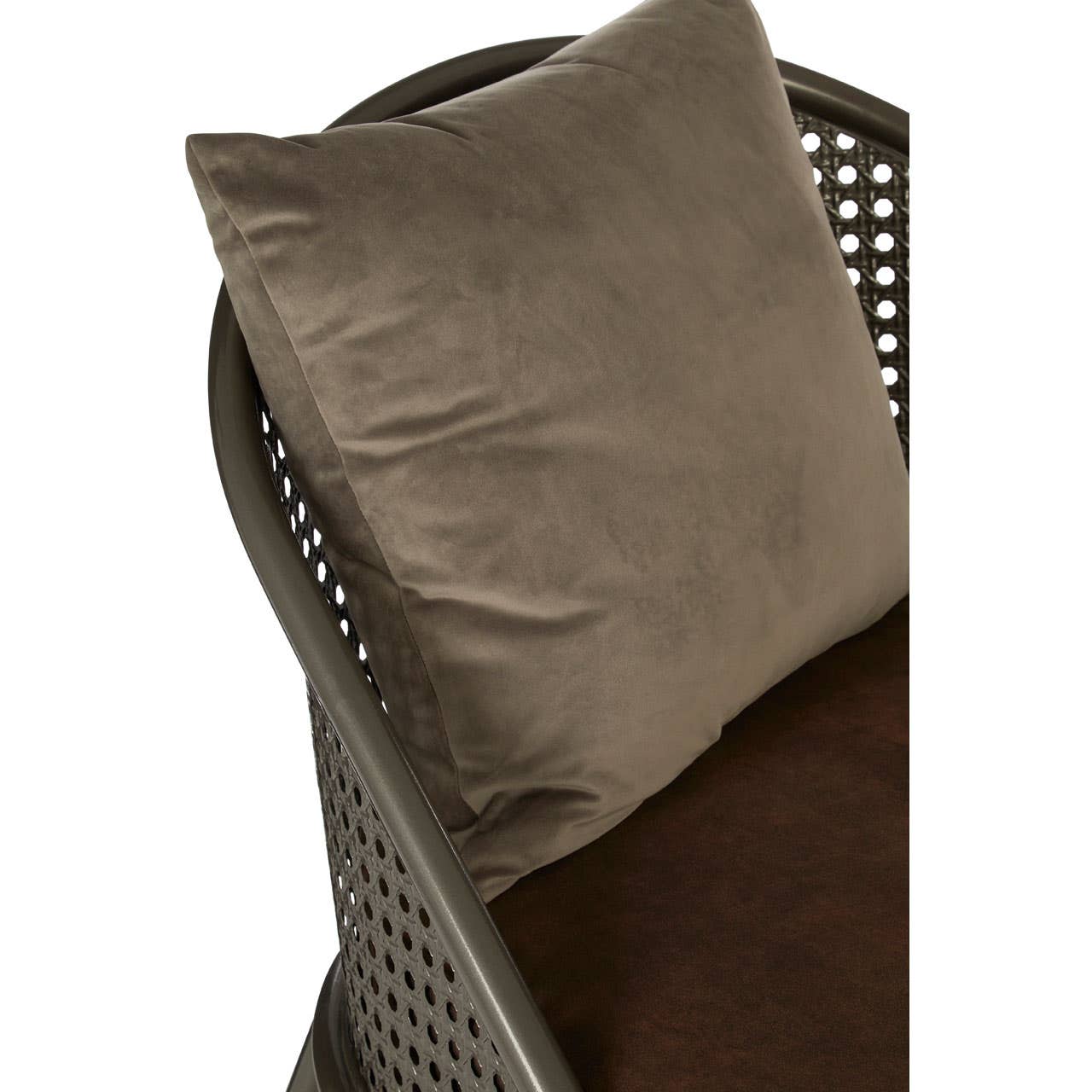 Curved Back Iron Chair