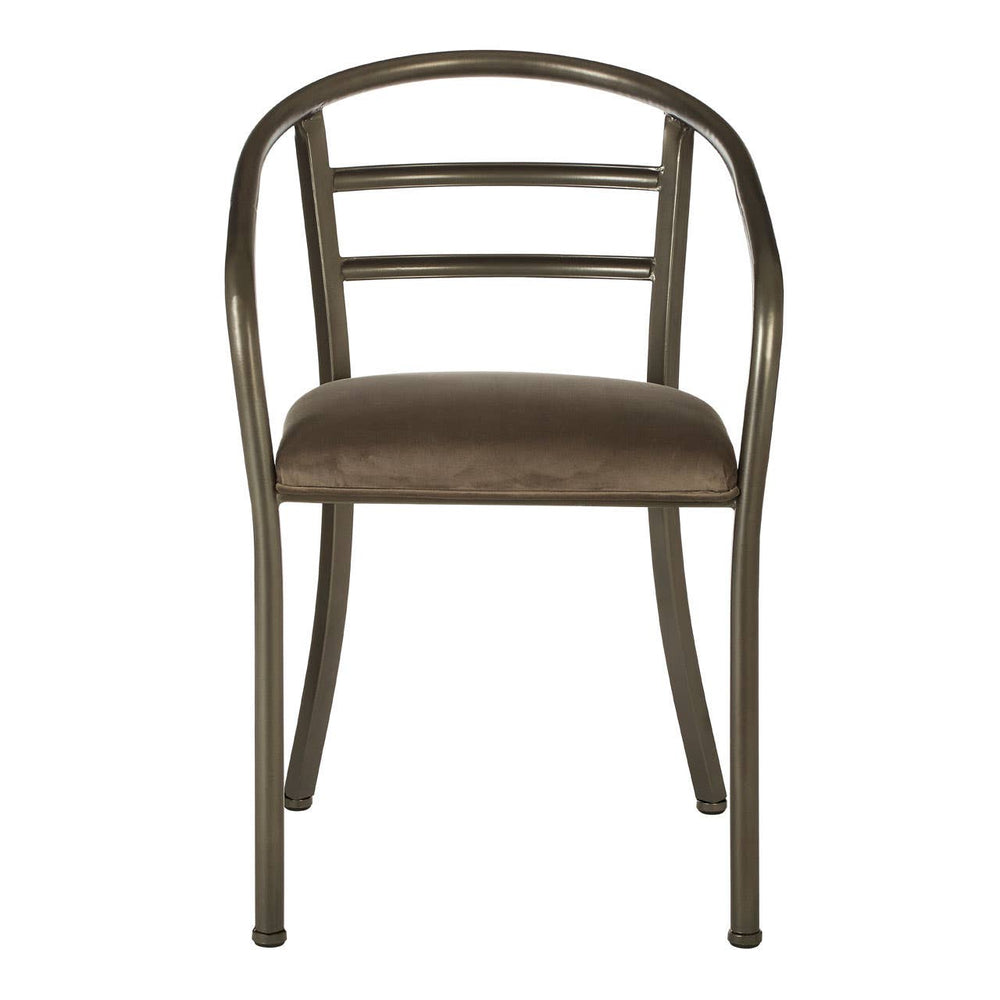 Sleek Iron Dining Chair