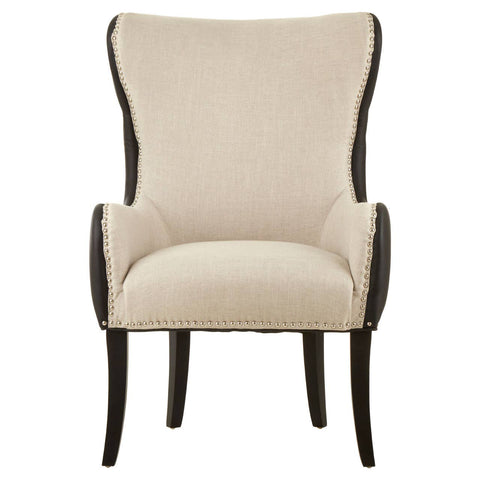 Luxe Button Tufted Accent Chair