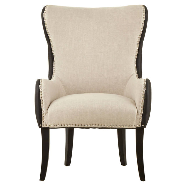 Luxe Button Tufted Accent Chair