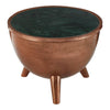 Marble Copper Top Dining Table