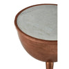 Copper Marble Top Iron Table