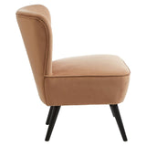 Natural Fabric Accent Chair