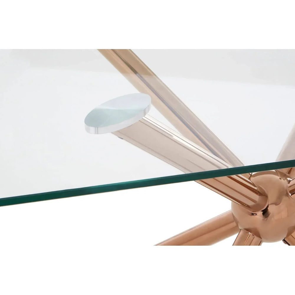 Sphere Rose Gold Dining Table