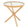 Rose Gold Modern Side Table