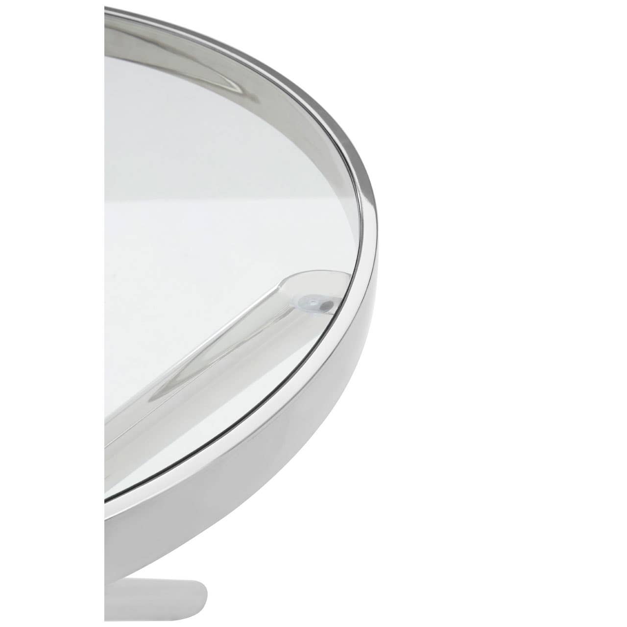 Silver Sphere Side Table