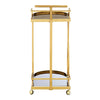 Modern Gold Glass Trolley