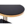 Rose Gold Glass Side Table