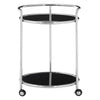 Luxe Circular Glass Trolley
