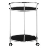 Luxe Circular Glass Trolley