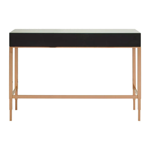 Rosé Gold Mirrored Console Table