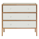 Luxe Gold Mirrored Chest