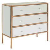 Luxe Gold Mirrored Chest