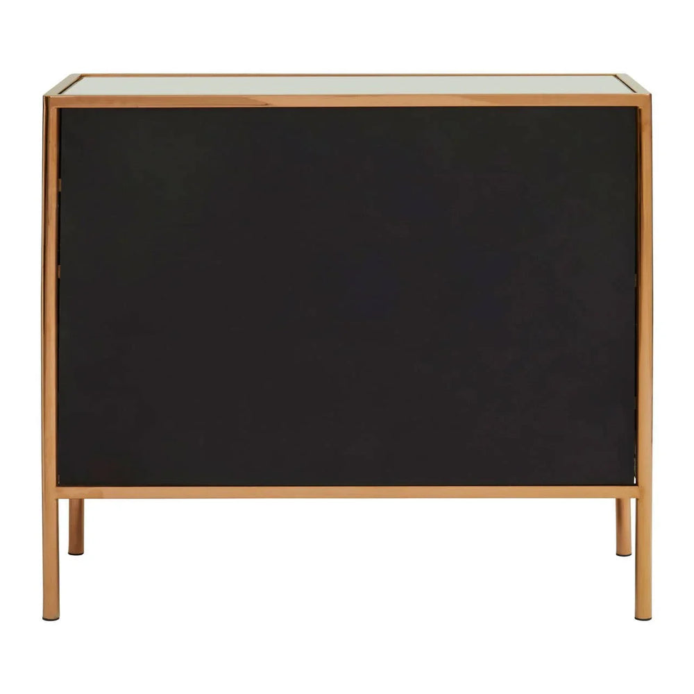 Luxe Gold Mirrored Chest