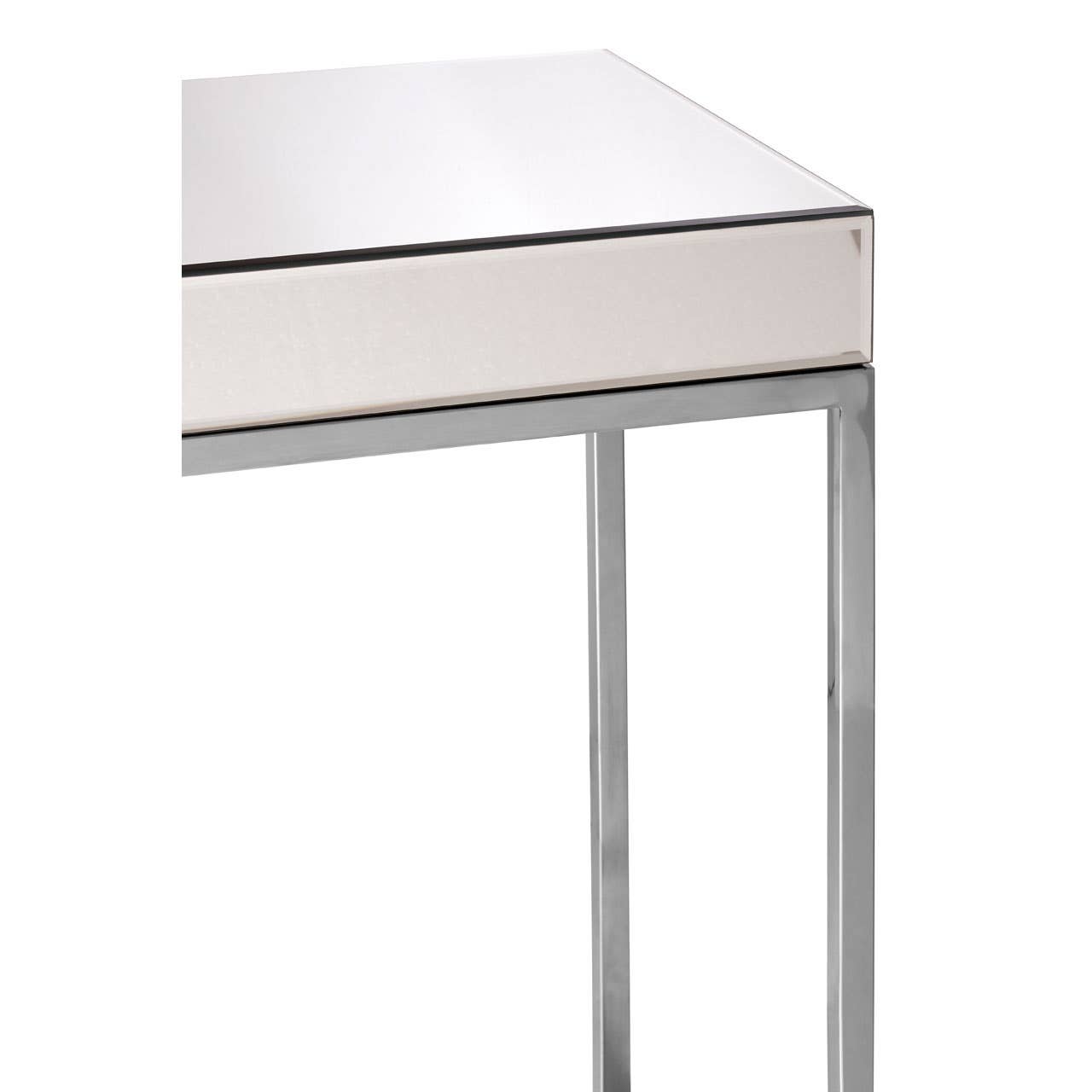 Reflective Glass Side Table